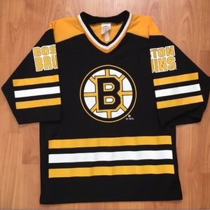 Vtg Boston bruins hockey jersey kids